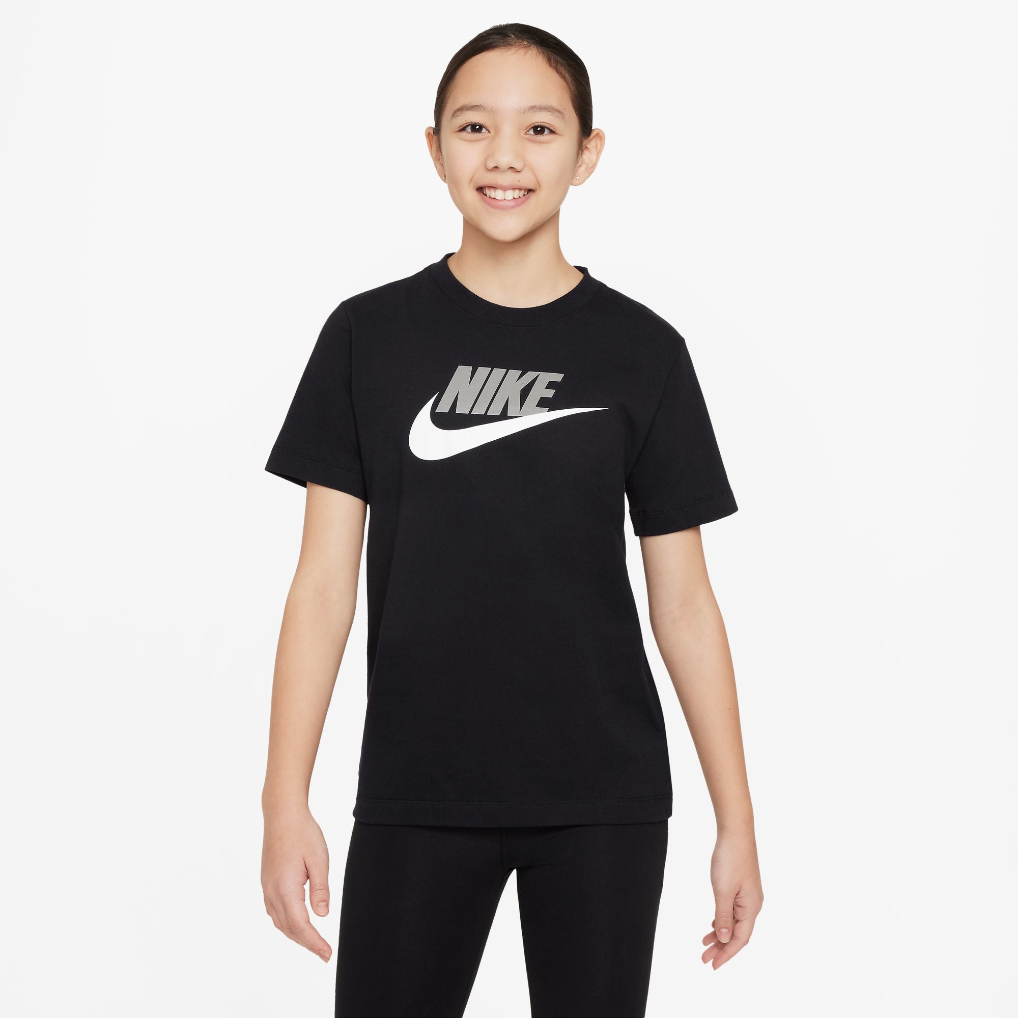 NIKE K NSW TEE FUTURA HBR Freizeitpullover NIKE BLACK XS