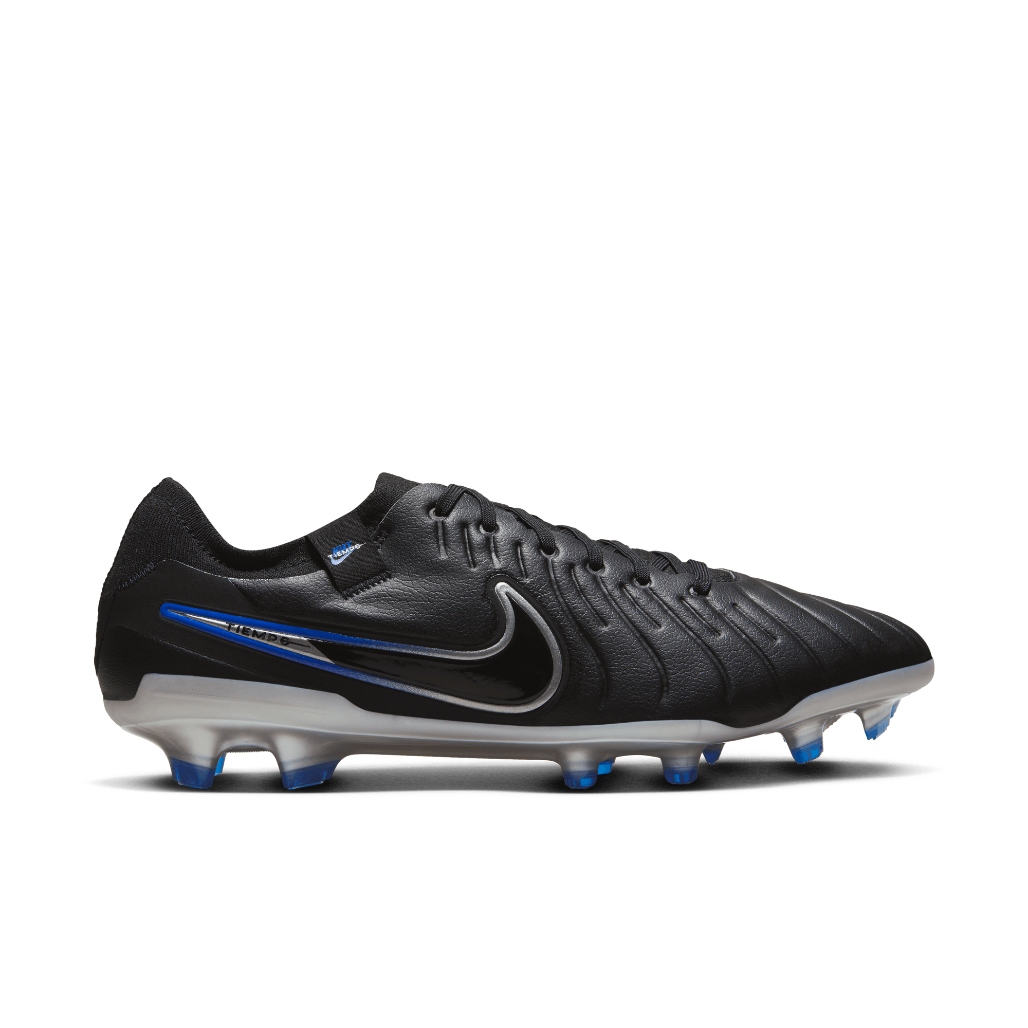 NIKE LEGEND 10 PRO FG Naturrasen NIKE BLACK/CHROME-HYPER ROYAL 41