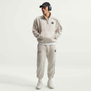 NIKE M NK AIR BB FLC QZ Freizeitpullover NIKE LIGHT BONE/RACER BLUE S