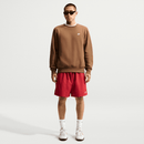 NIKE M NK CLUB BB CREW Freizeitshirts /-hemden NIKE ALE BROWN/WHITE S