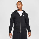 NIKE M NK CLUB BB FZ HOODIE Freizeitshirts /-hemden NIKE BLACK/BLACK/WHITE S
