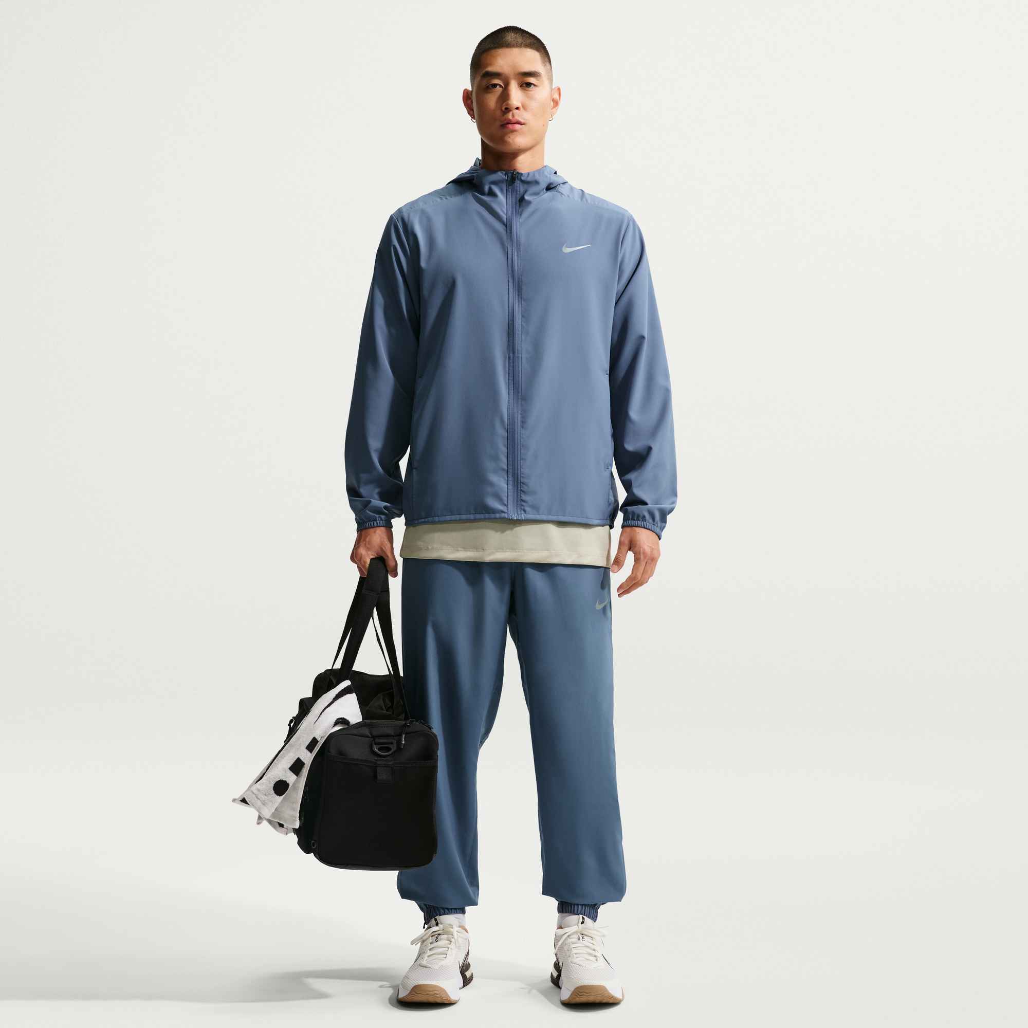 NIKE M NK DF FORM HD JKT Trainingsjacken NIKE DIFFUSED BLUE/OBSIDIAN MIST/LE M
