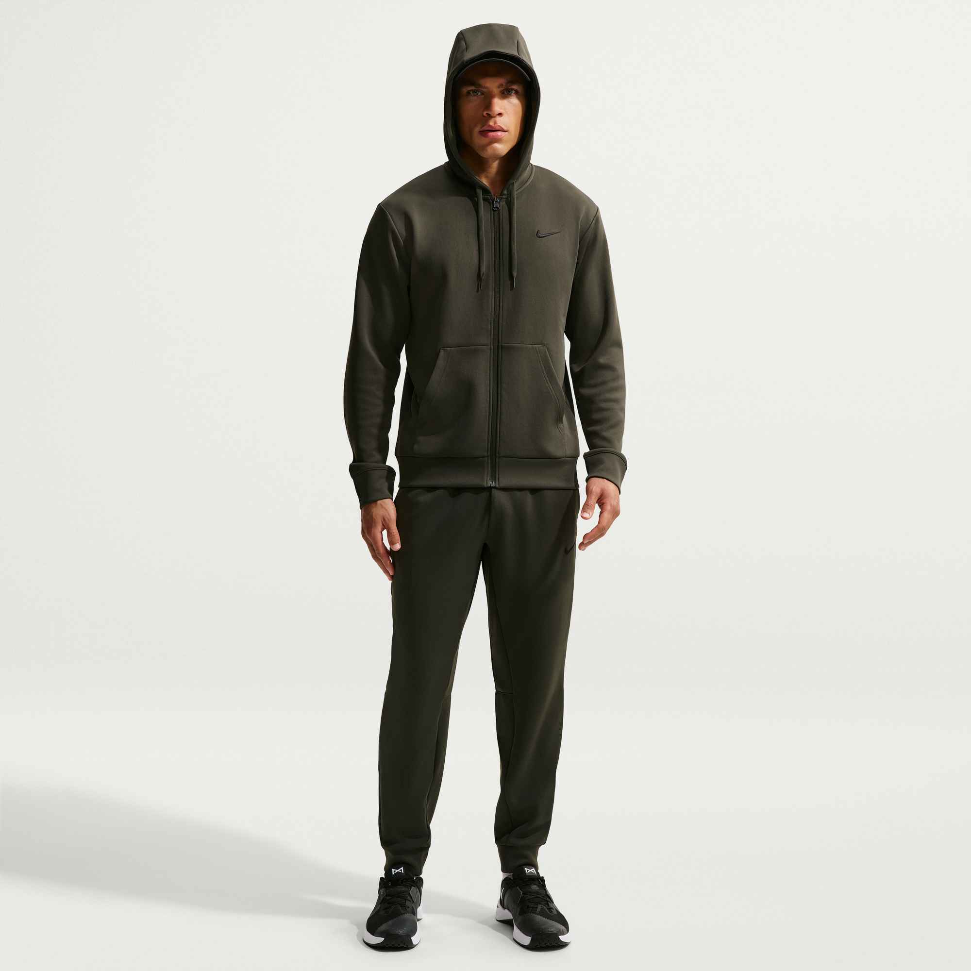 NIKE M NK DF UV FLEX FLC JOGGER Trainingshosen & Jogginghosen NIKE SEQUOIA/BLACK S