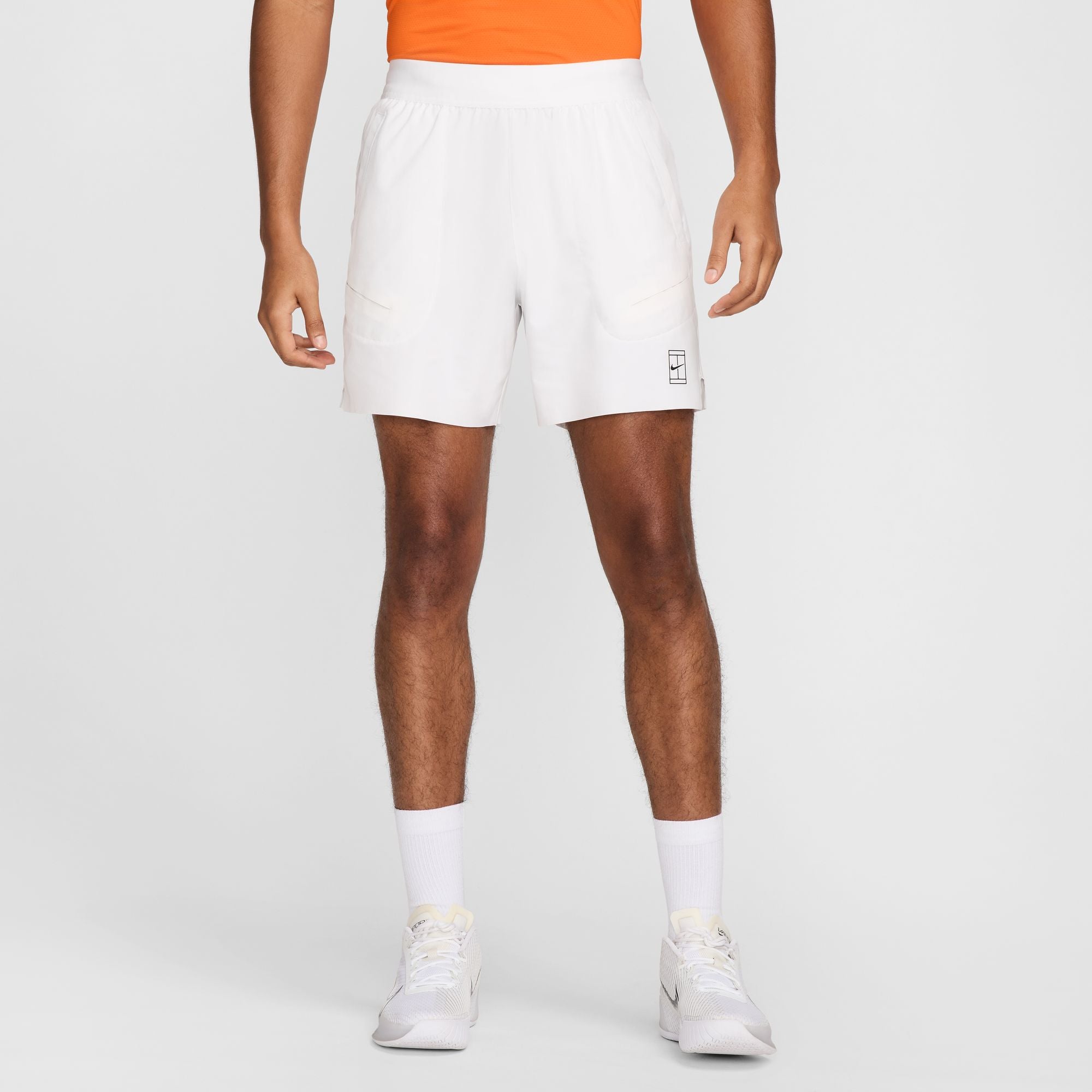 NIKE M NKCT DF ADVTG 6IN SHORT Tennishosen NIKE Green melange S