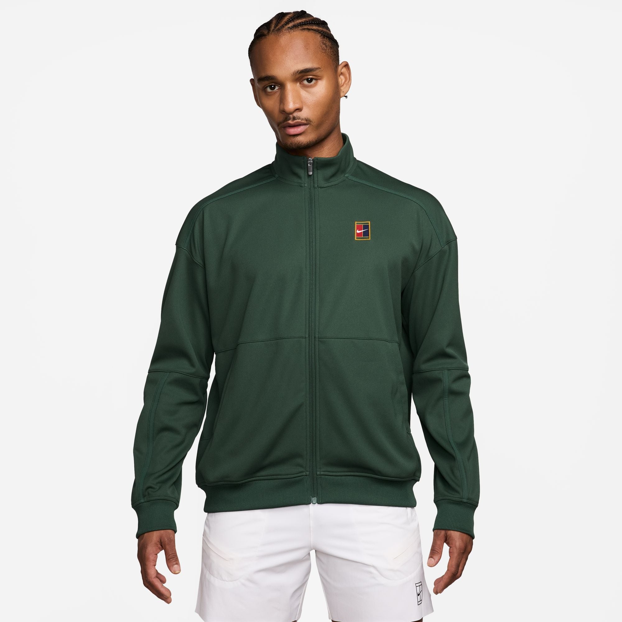 NIKE M NKCT HERITAGE SUIT JKT Tennisoberteile NIKE FIR/WHITE/ANTETOKOUNMPO G S
