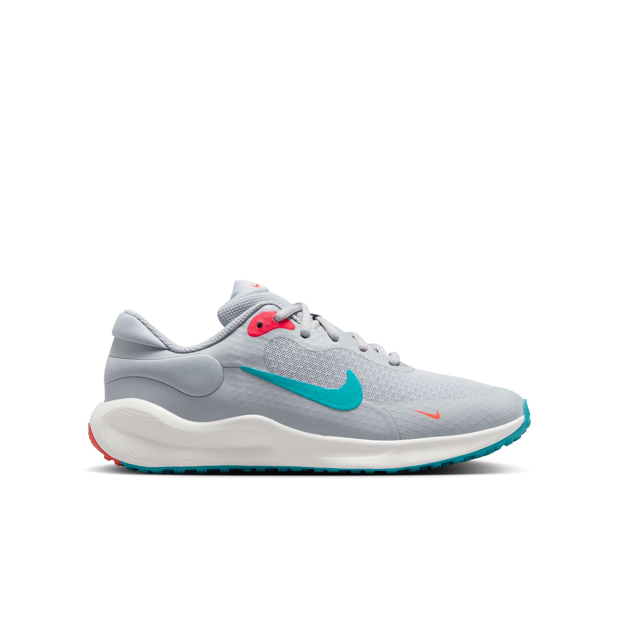 NIKE NIKE REVOLUTION 7 (GS) Neutral NIKE 008 WOLF GREY/DUSTY CACTUS-BRI 33.5