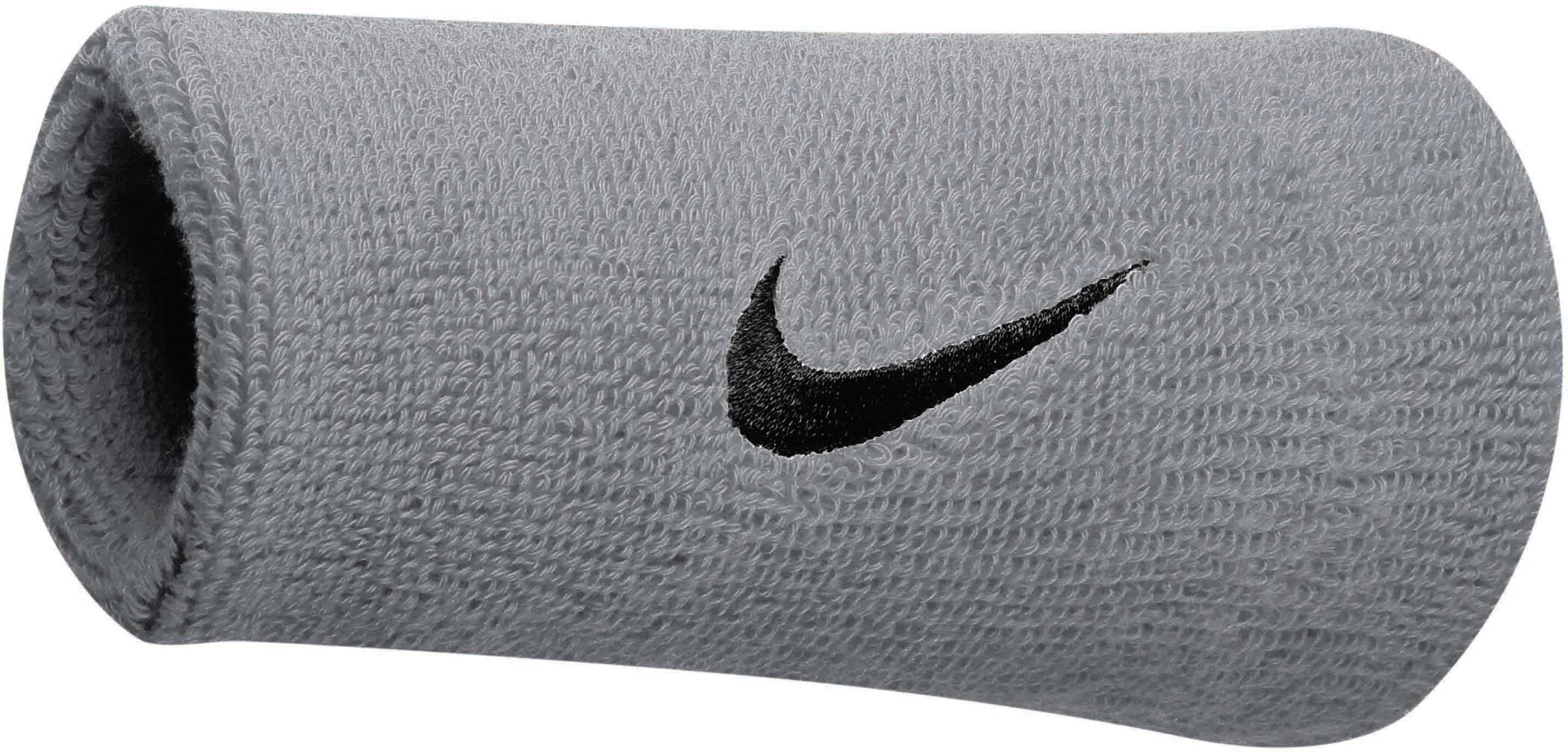 NIKE SWOOSH DOUBLEWIDE WRISTBANDS Tenniszubehör NIKE 1315 MATTE SILV -