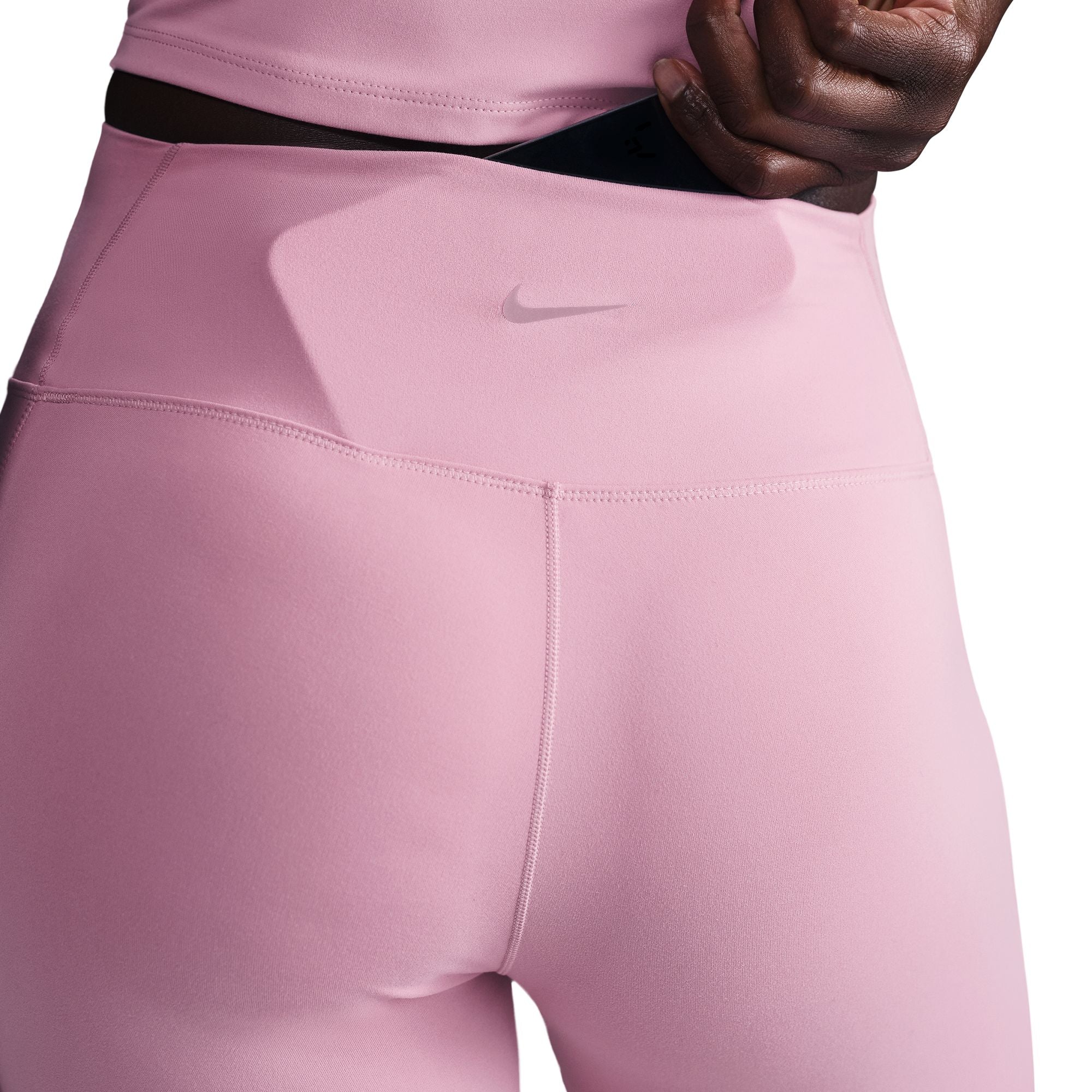 NIKE W NK DF ONE HR 8IN PKT SHORT 010 BLACK/BLACK Trainingshosen & Jogginghosen NIKE
