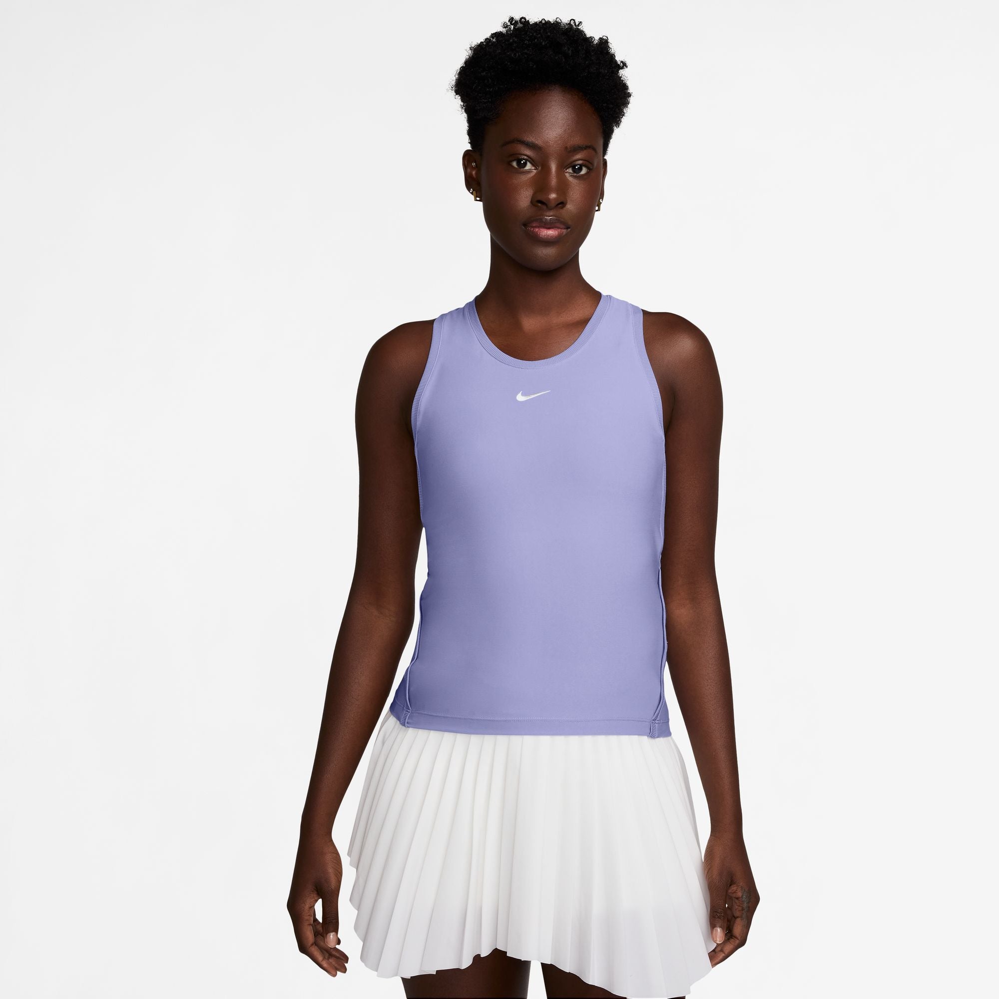 NIKE W NK DF VCTRY TANK Tennisoberteile NIKE BLUE DARK XS