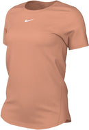 NIKE W NK ONE CLASSIC DF SS TOP WT Trainingsshirts NIKE LIGHT BLUE-BLUE-BLUE XS