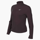 NIKE W NK ONE DF FZ FITTED JKT Trainingsjacken NIKE BURGUNDY CRUSH XS