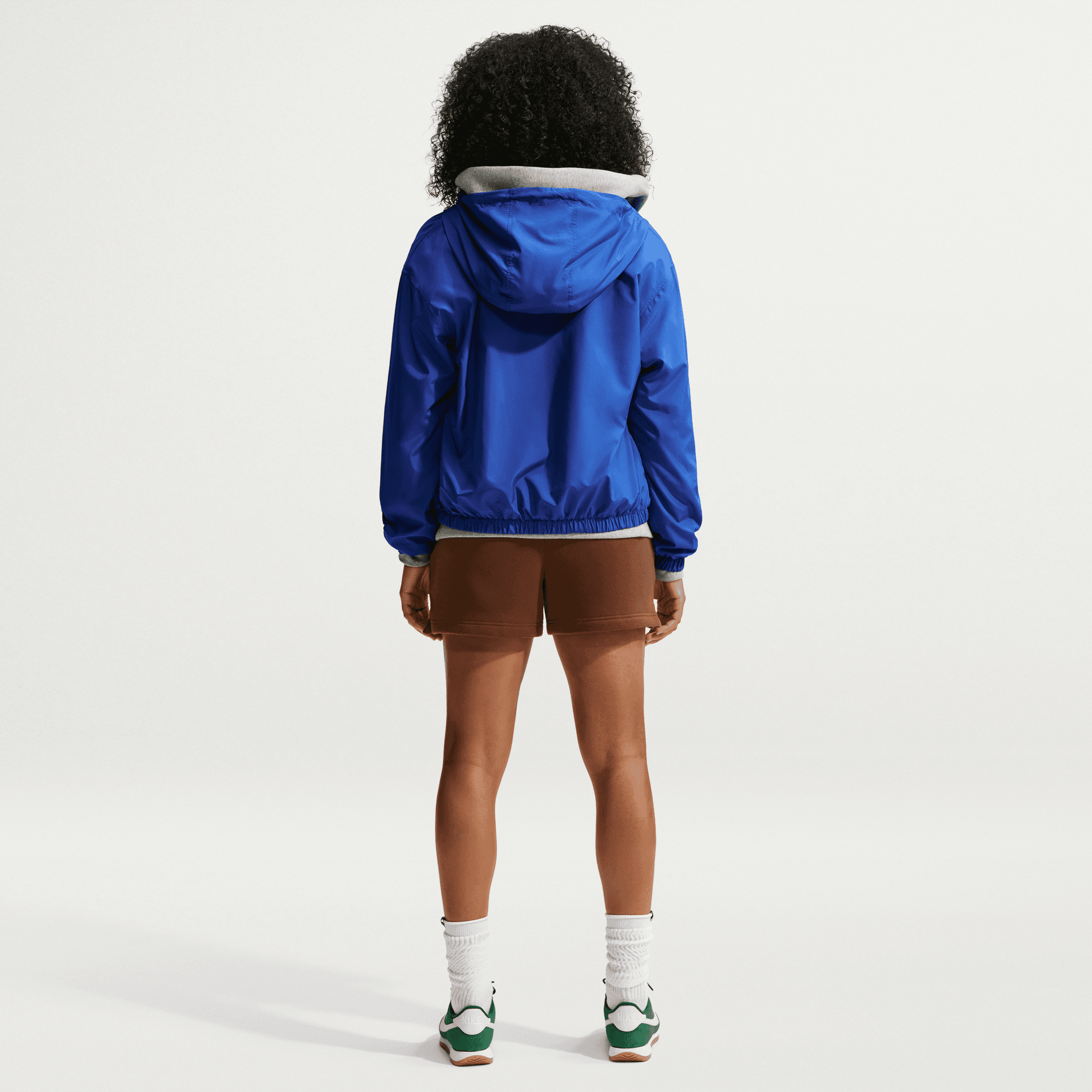 NIKE W NK STDO FLC MW MR STD 4 SHRT Hosen NIKE