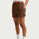 NIKE W NK STDO FLC MW MR STD 4 SHRT Hosen NIKE