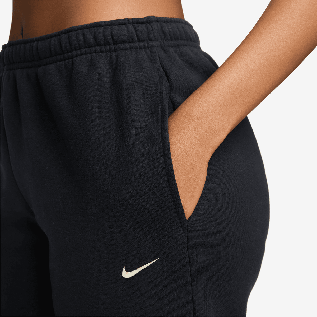 NIKE W NK STDO FLC MW MR STD CF PNT Freizeithosen NIKE