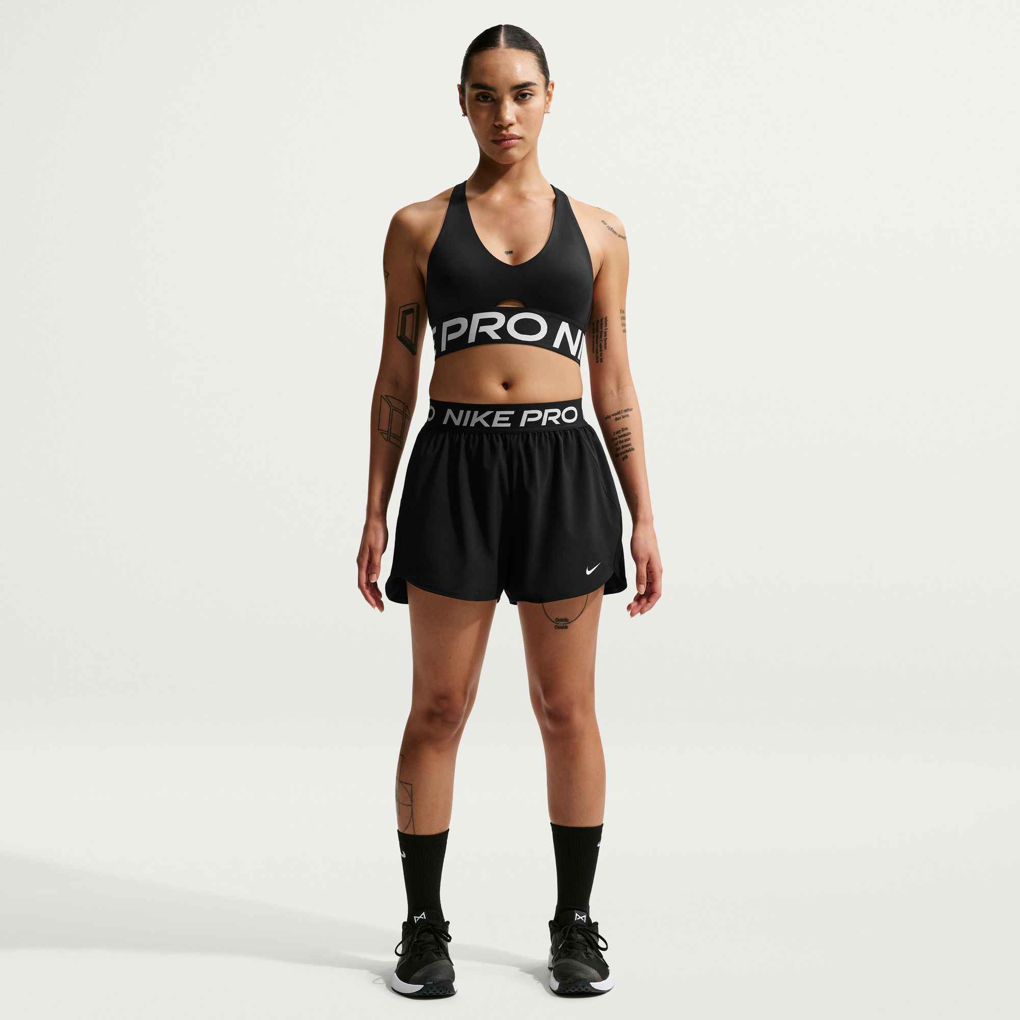 NIKE W NP DF 365 3IN SHORT WVN Trainingshosen & Jogginghosen NIKE Black XS