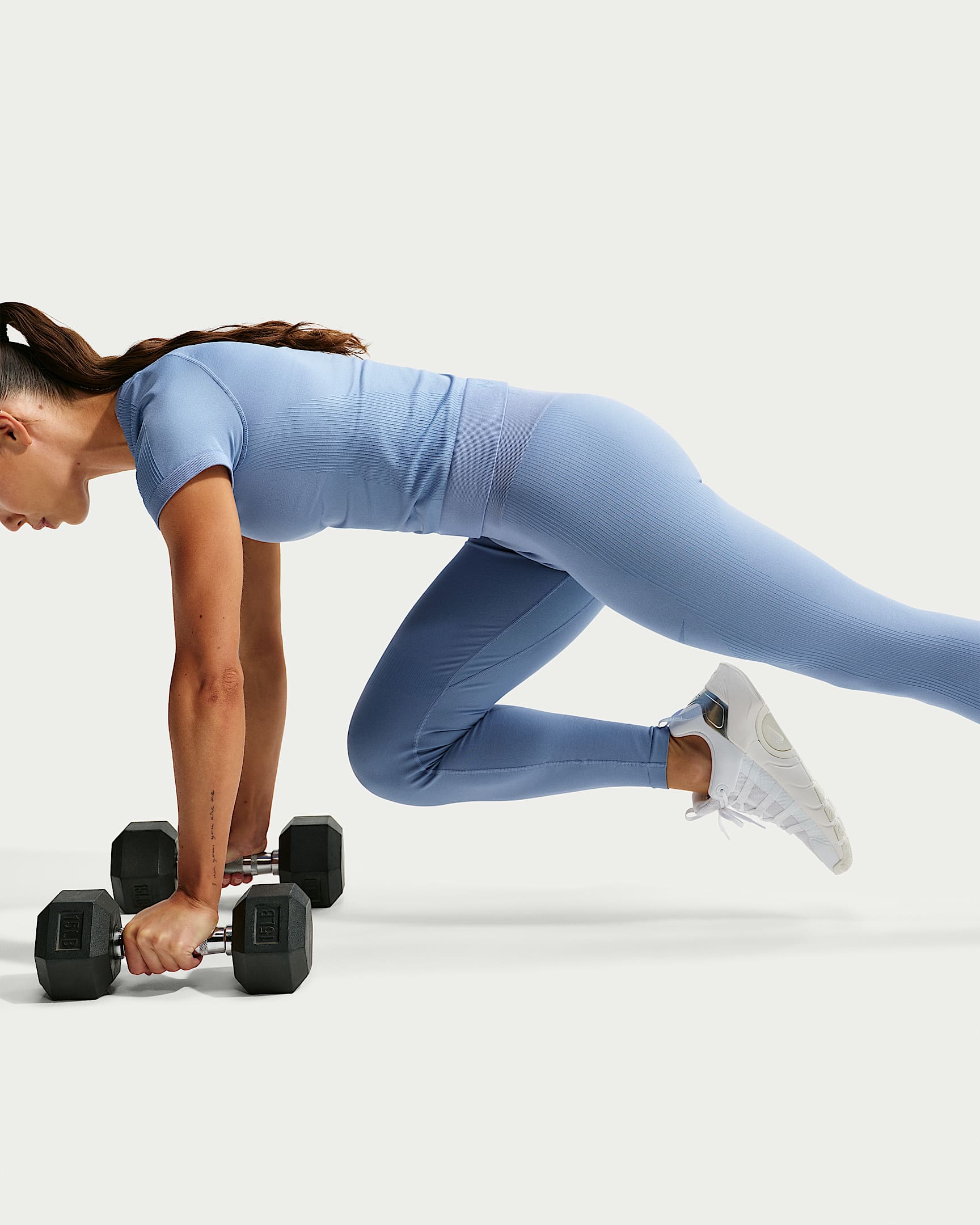 NIKE W NP DF SMLS HR 7/8 TIGHT Trainingshosen & Jogginghosen NIKE
