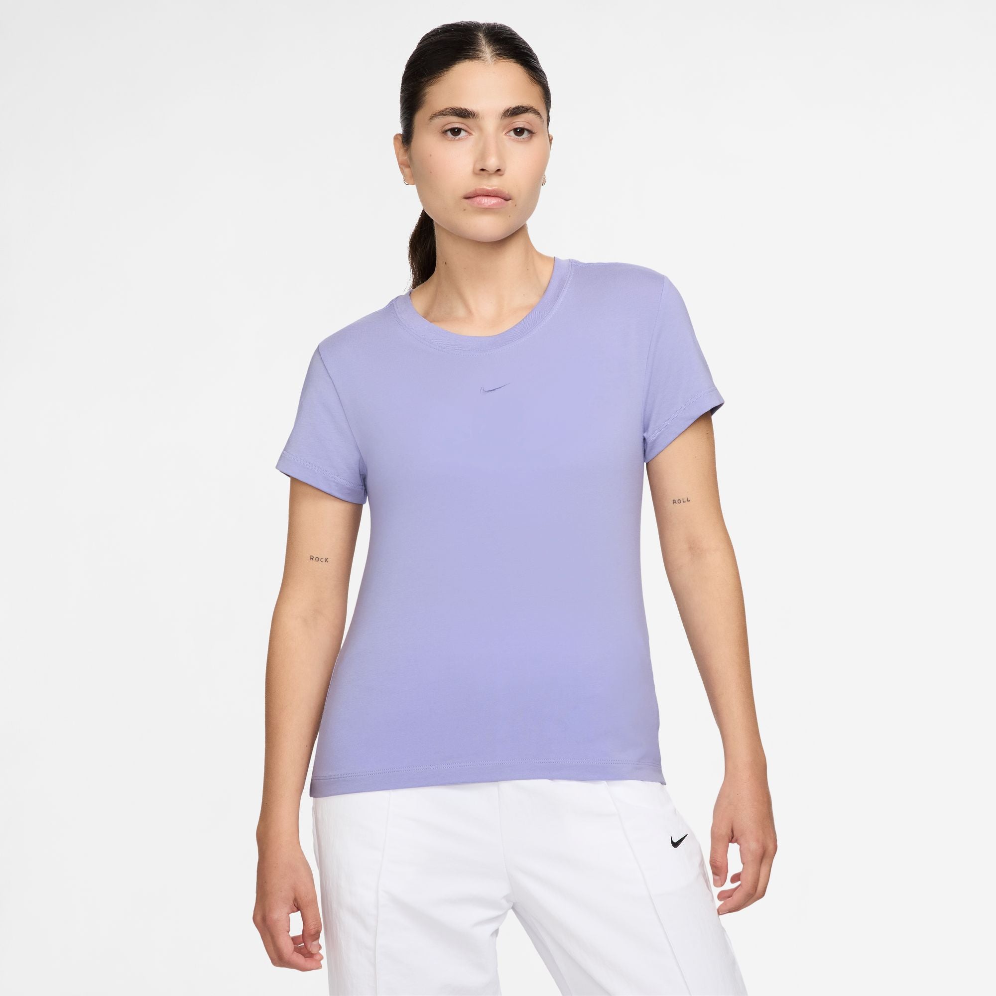 NIKE W NSW NK CHLL KNT MD CRP Freizeitshirts /-blusen NIKE BLUE DARK XS