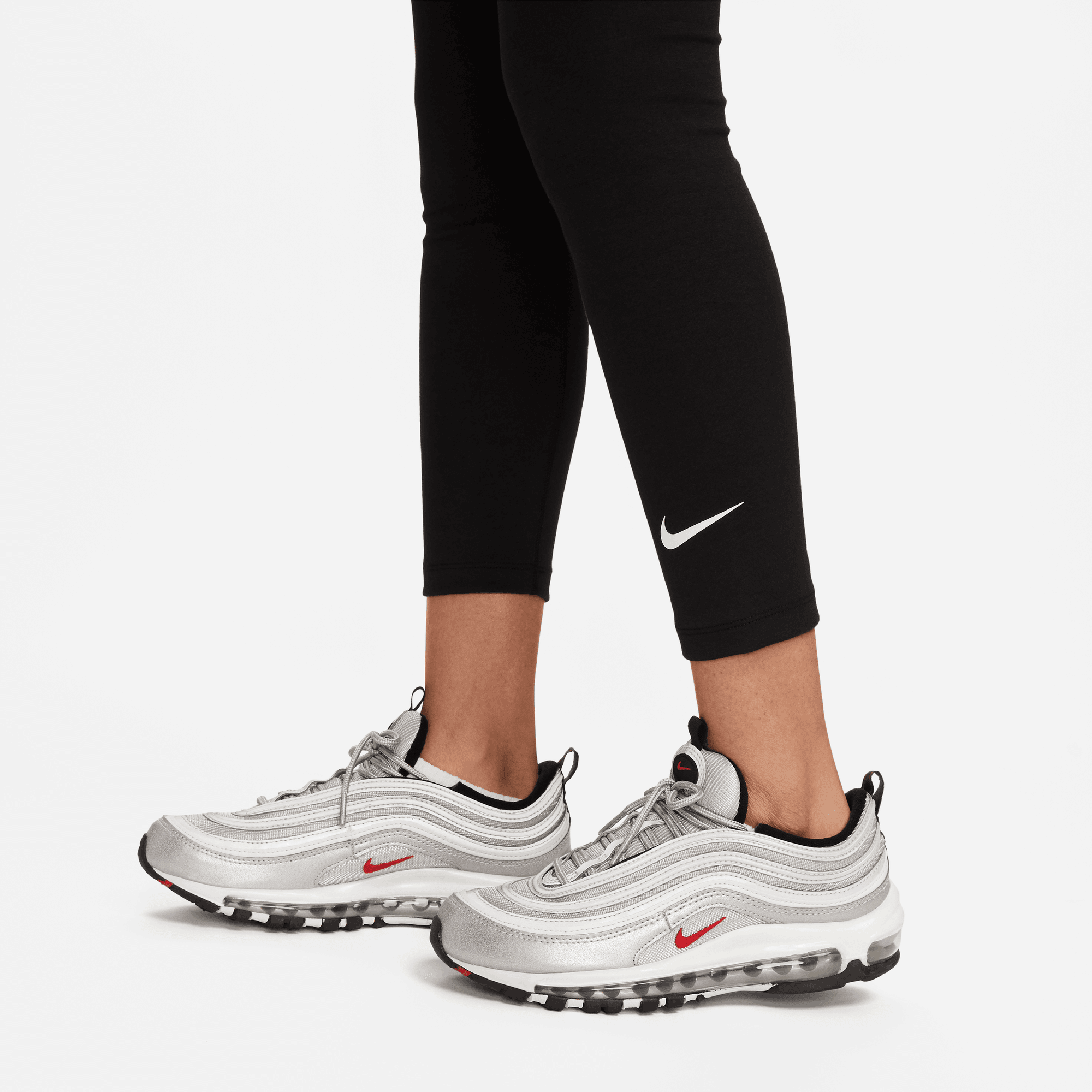 NIKE W NSW NK CLSC HR 7/8 TIGHT LBR 010 BLACK/SAIL Trainingshosen & Jogginghosen NIKE