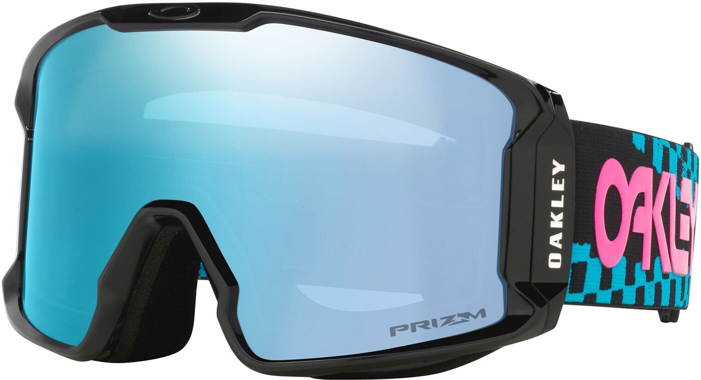 OAKLEY LINE MINER L Skibrillen OAKLEY CHEX BLACK/Prizm Snow Sapphire Irid -