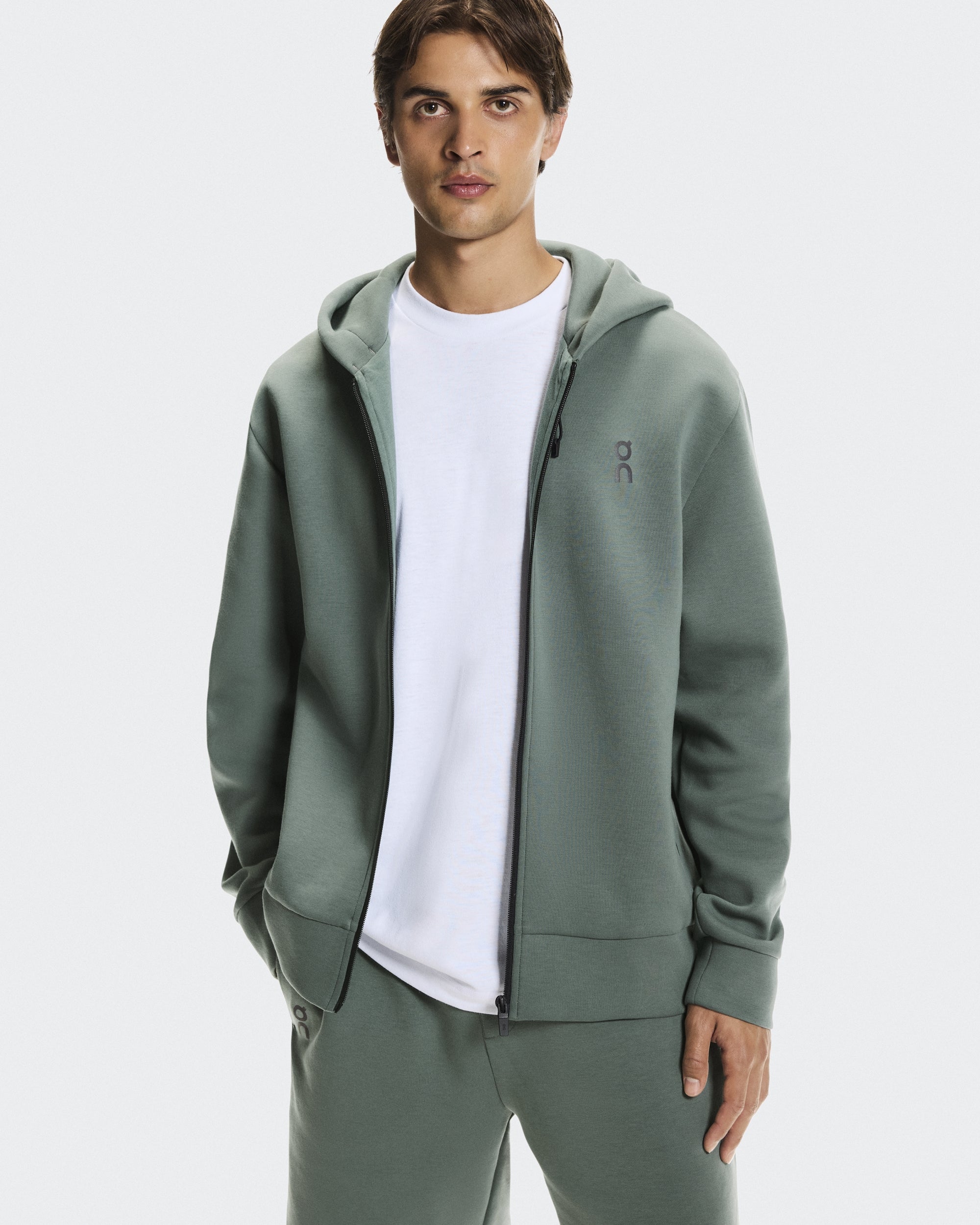 ON Focus Tech Zip Hoodie Fußballoberteile ON