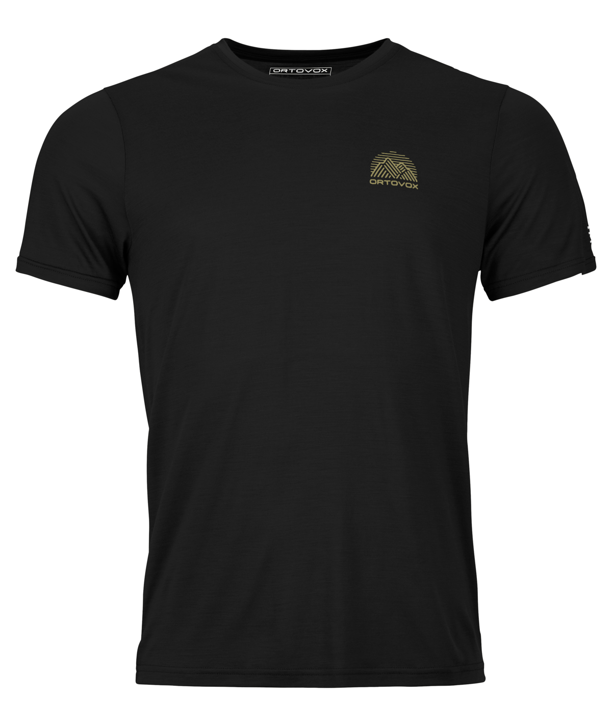 ORTOVOX 120 COOL TEC MTN STRIPE TS M Wandershirts /-hemden ORTOVOX black raven M