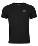 ORTOVOX 120 COOL TEC MTN STRIPE TS M Wandershirts /-hemden ORTOVOX black raven M