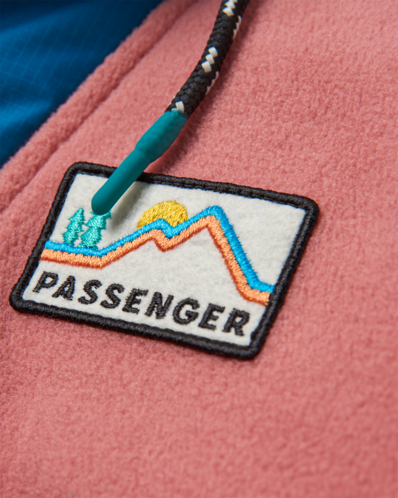 Passenger Alexander Recycled Polar Hooded Fleece infinity teel Fleecejacken & Pullover Passenger