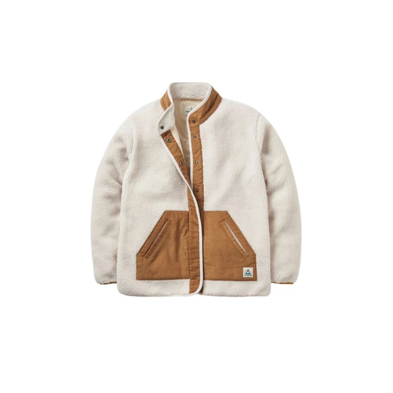 PASSENGER Clover 2.0 Recycled Sherpa Fleece Fleecejacken & Pullover PASSENGER 4267 Vintage Wh XS