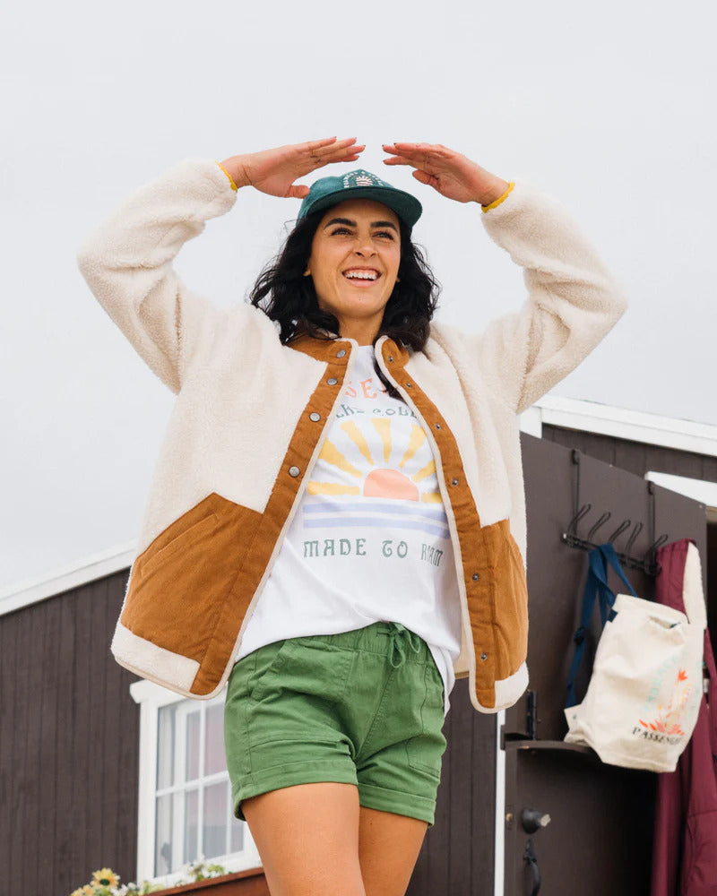 PASSENGER Clover 2.0 Recycled Sherpa Fleece Fleecejacken & Pullover PASSENGER