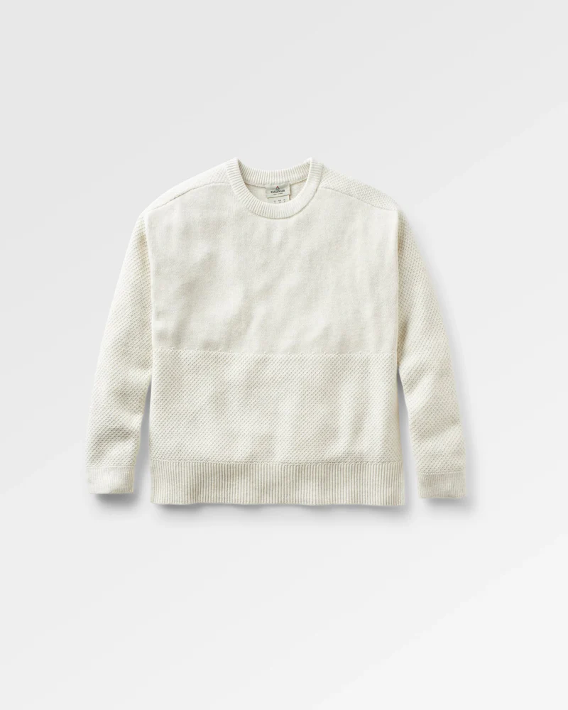 PASSENGER Cove 2.0 Organic Cotton Knitted Jumper Wanderjacken PASSENGER Off White XS