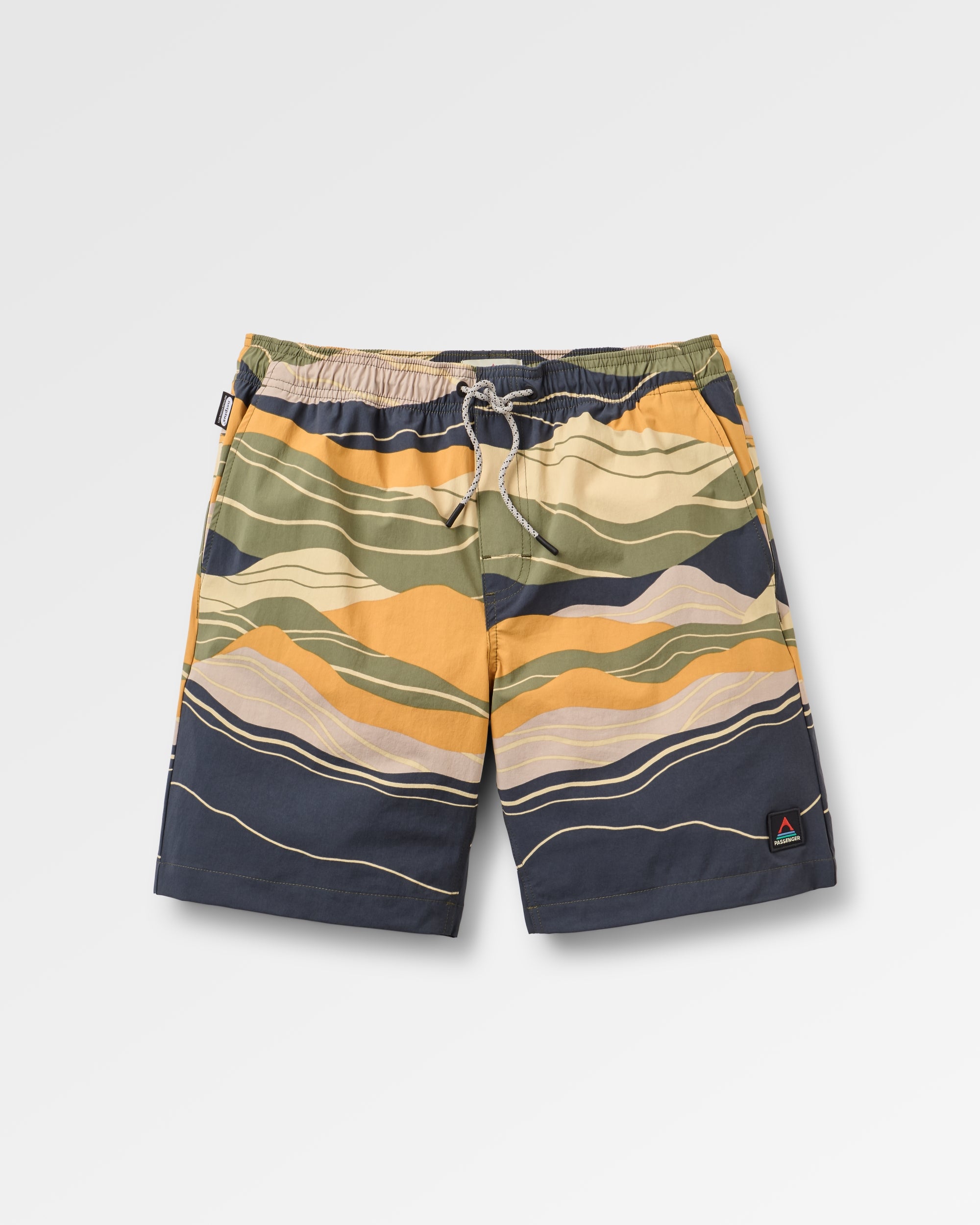 PASSENGER Drifter Beach Linerless Short Badehose PASSENGER Mountain Sunset Khaki S
