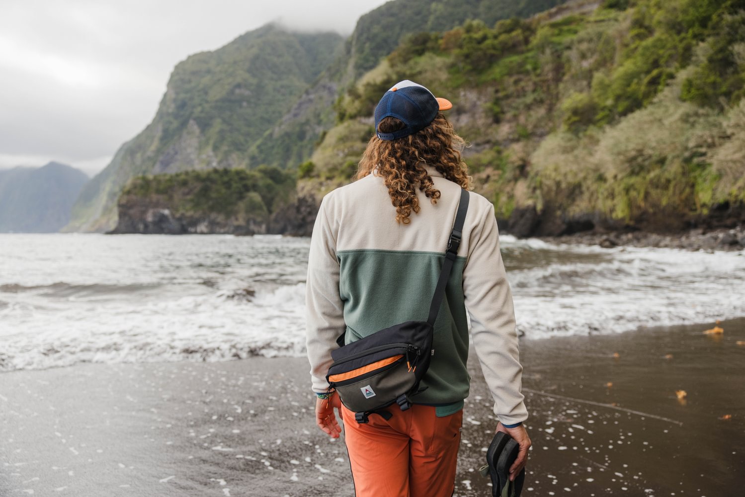 Passenger Set Off Recycled Polar 1/4 Zip Fleece Fleecejacken & Pullover Passenger