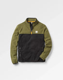 Passenger Set Off Recycled Polar 1/4 Zip Fleece Fleecejacken & Pullover Passenger Khaki S