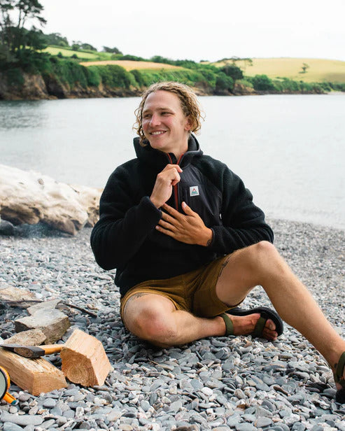 Passenger Ventura 1/2 Zip Recycled Sherpa Fleece Fleecejacken & Pullover Passenger