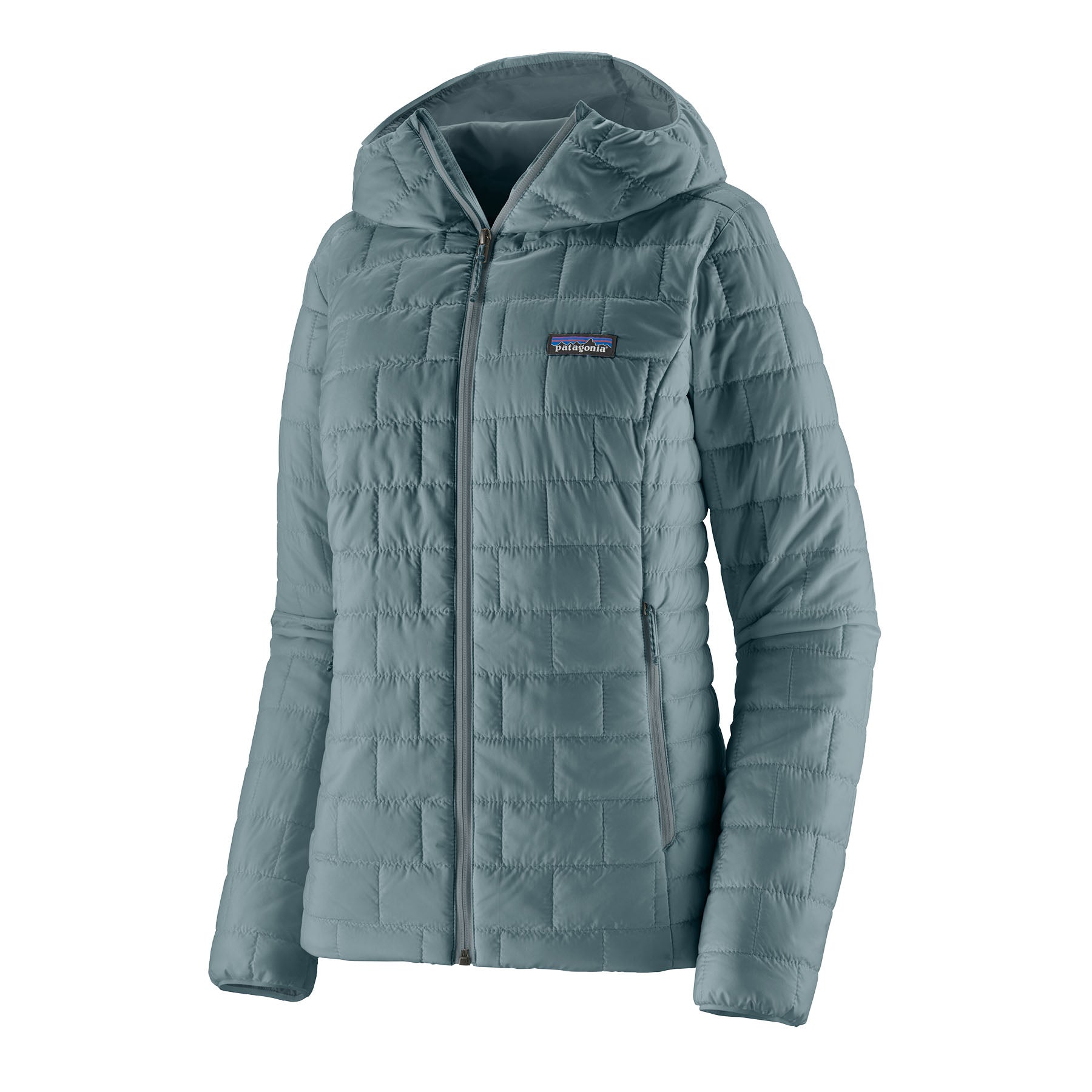 PATAGONIA W'S NANO PUFF HOODY Fleecejacken & Pullover PATAGONIA blue sage XS
