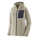 PATAGONIA W'S R1 AIR FULL-ZIP HOODY Fleecejacken & Pullover PATAGONIA Wool White S