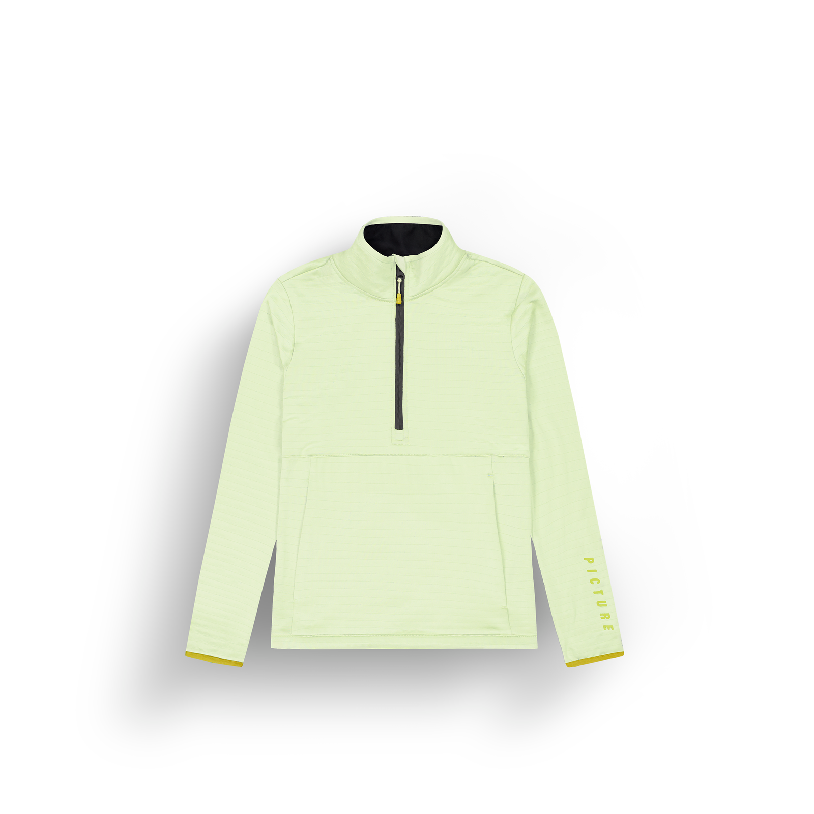 PICTURE BAKE W 1/4 GRID FLEECE Skifleece PICTURE Tender Green S