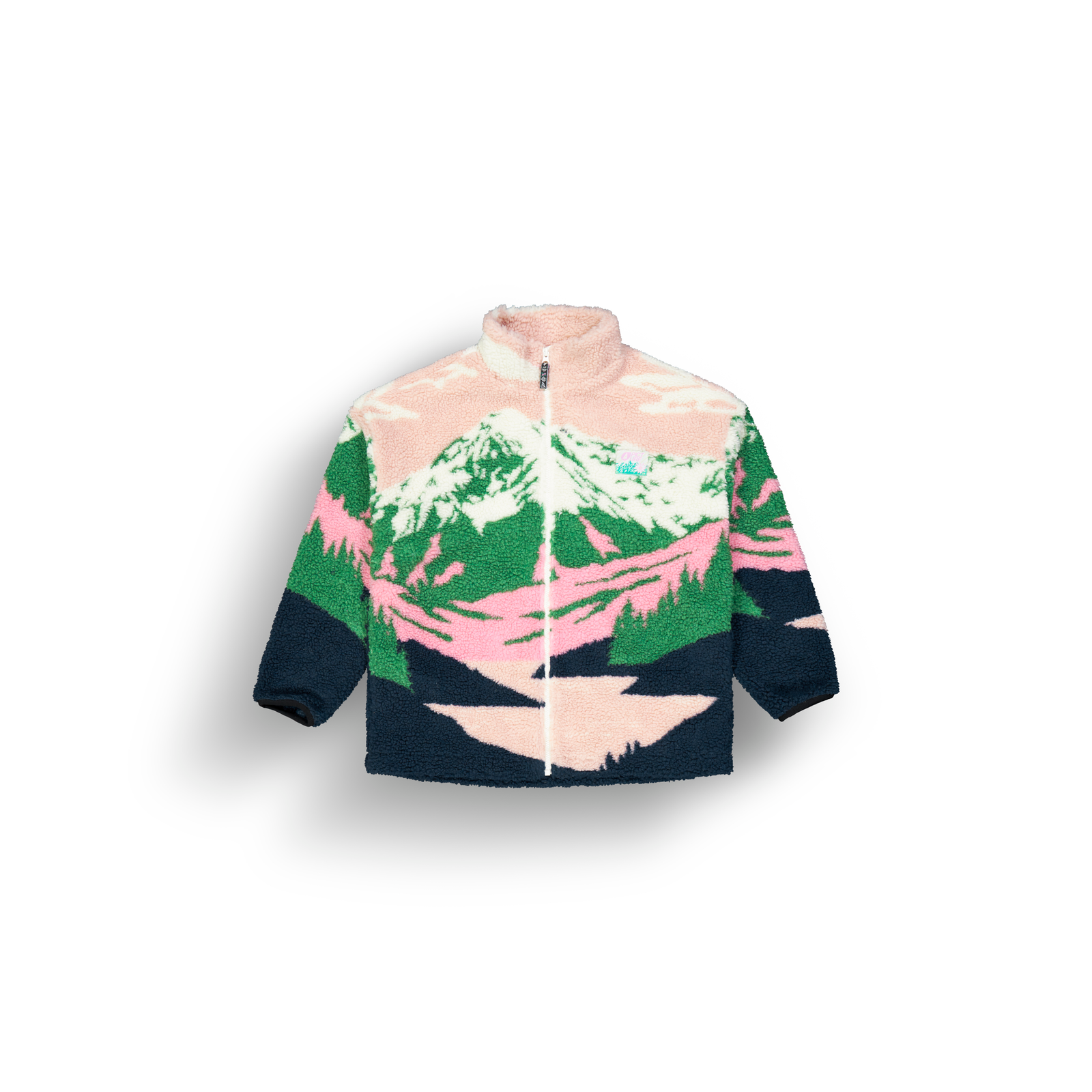 PICTURE NYSS ZIP FLEECE Skifleece PICTURE Cloudy Landscap XS