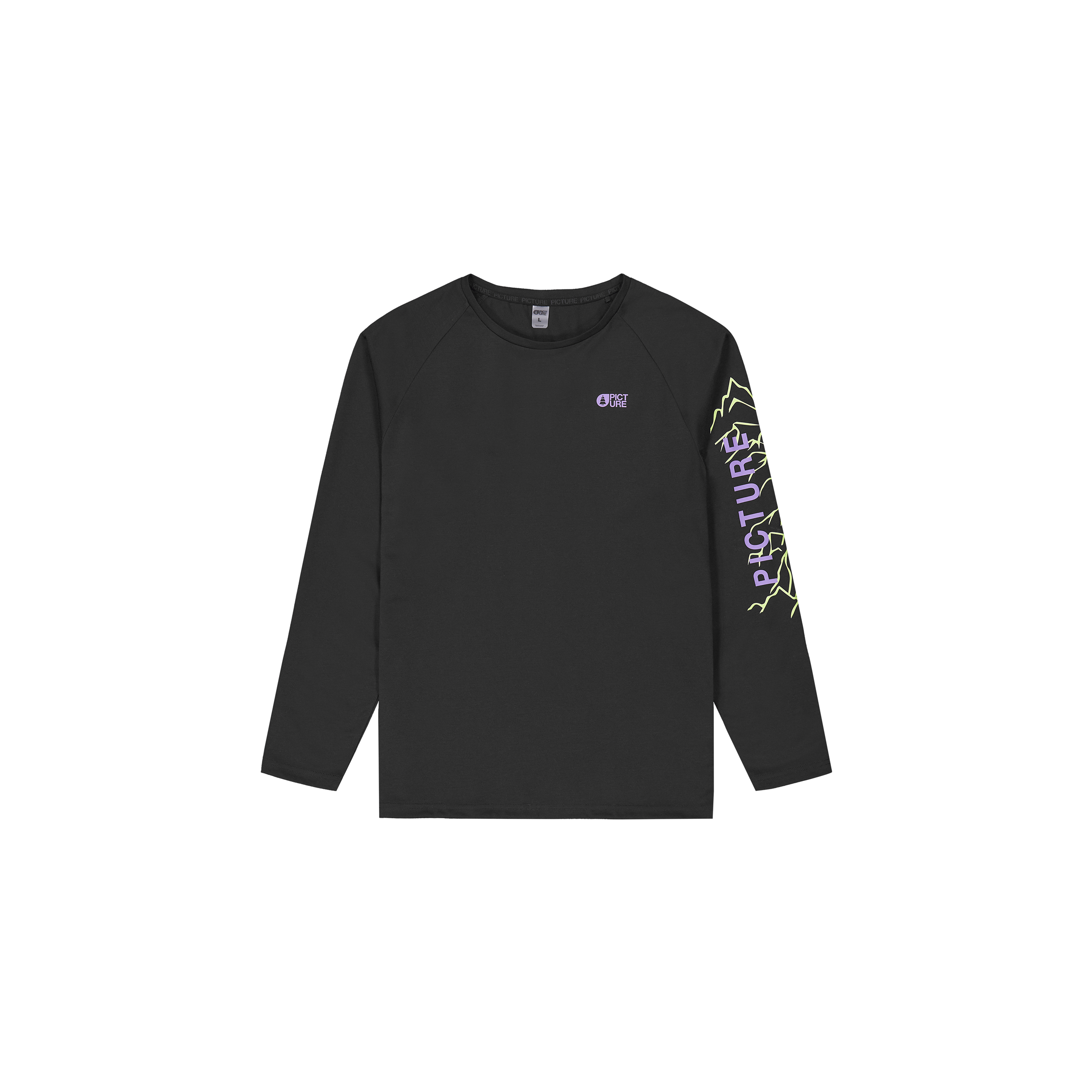 PICTURE TIMONT LS TECH TEE Wandershirts /-hemden PICTURE E Black S