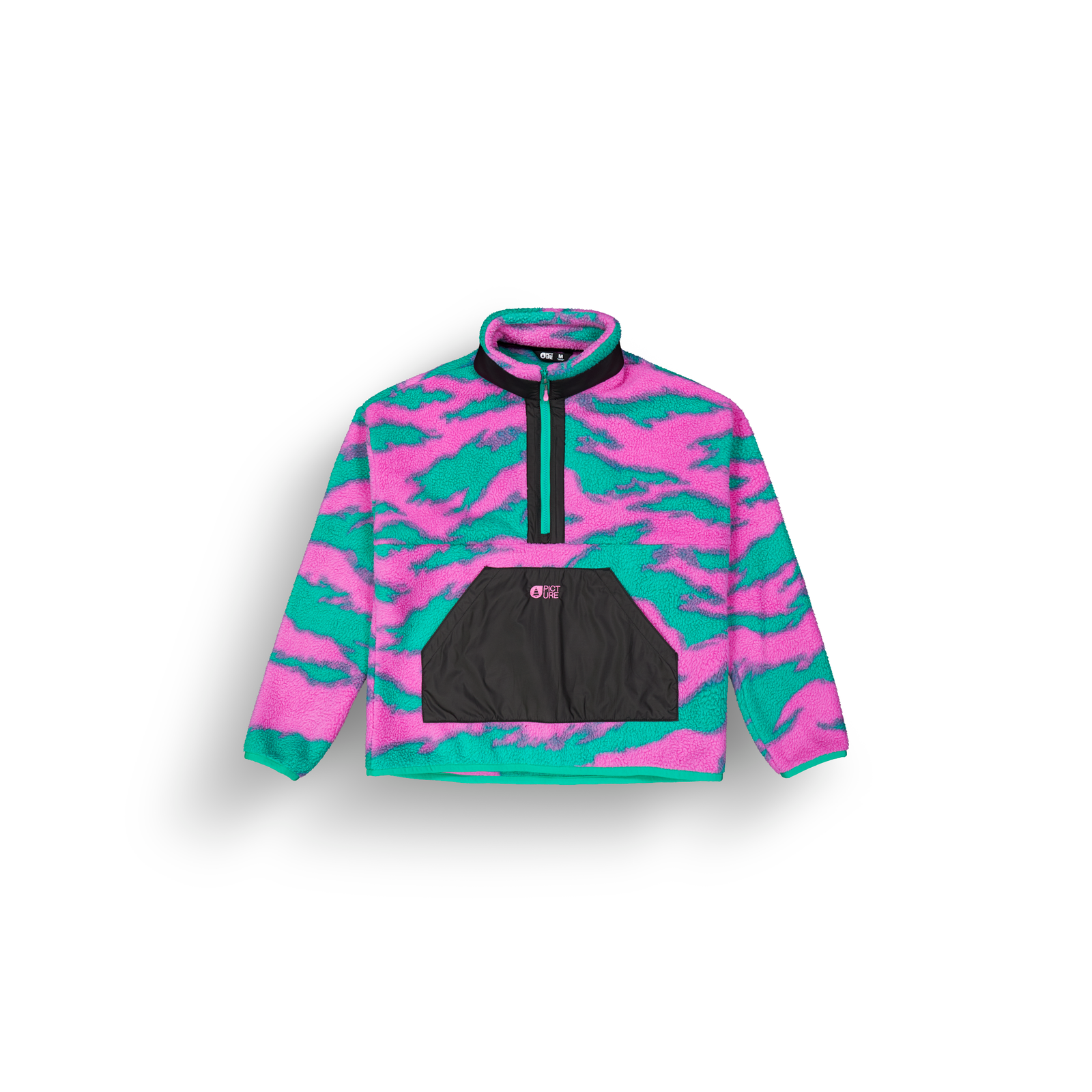 PICTURE ZELKOVA 1/4 PRINT FLEECE Skifleece PICTURE Retro Bliss Pri XS