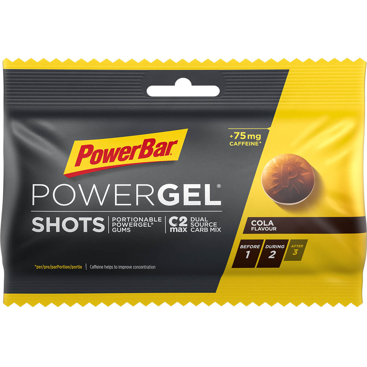 POWERBAR 1 PowerGel Shots 60g Sportnahrung POWERBAR