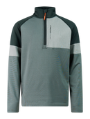 PROTEST PRTJohnson JR 1/4 zip active top Freizeitpullover PROTEST Evergreen 128