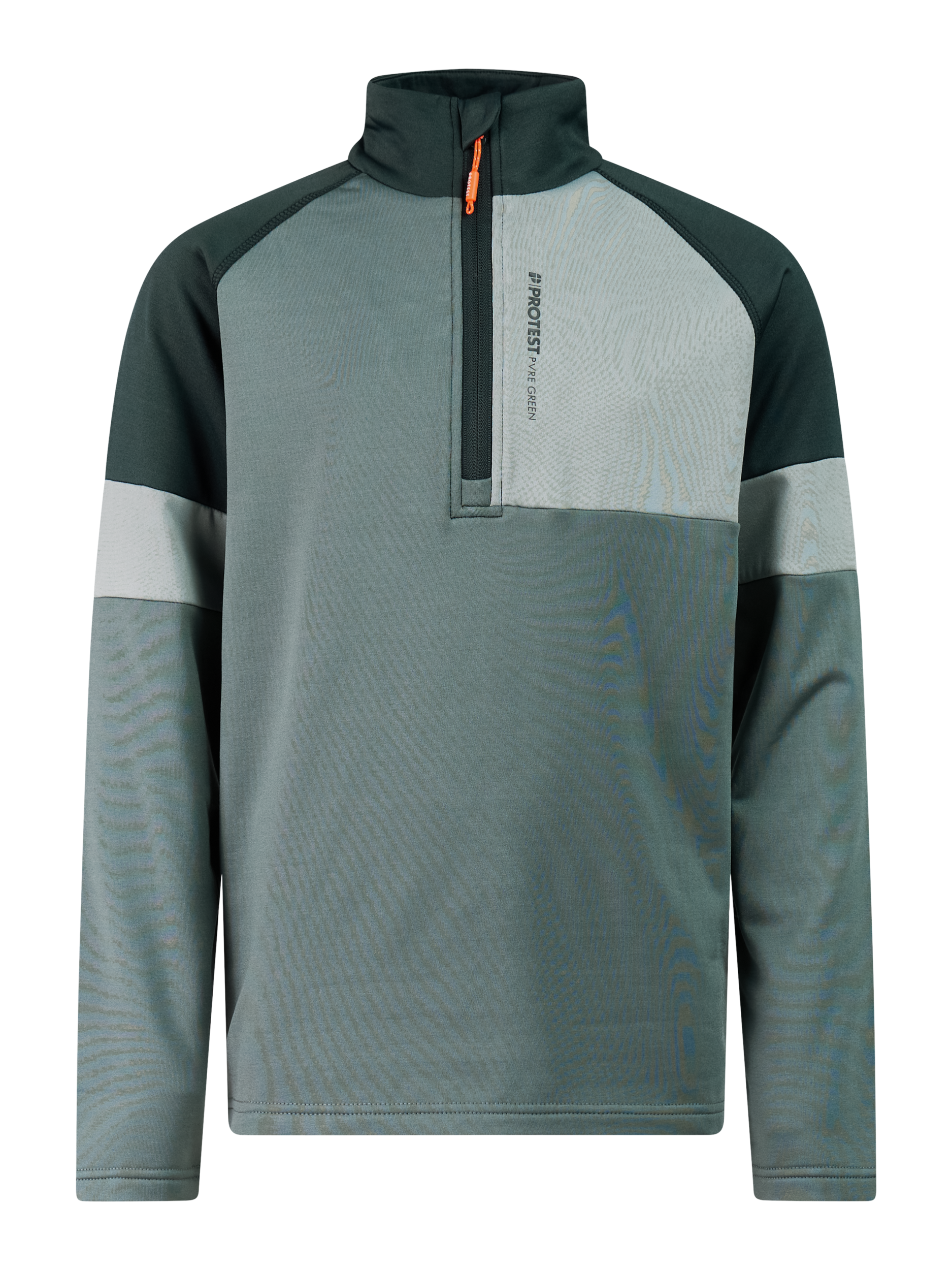PROTEST PRTJohnson JR 1/4 zip active top Freizeitpullover PROTEST Evergreen 128