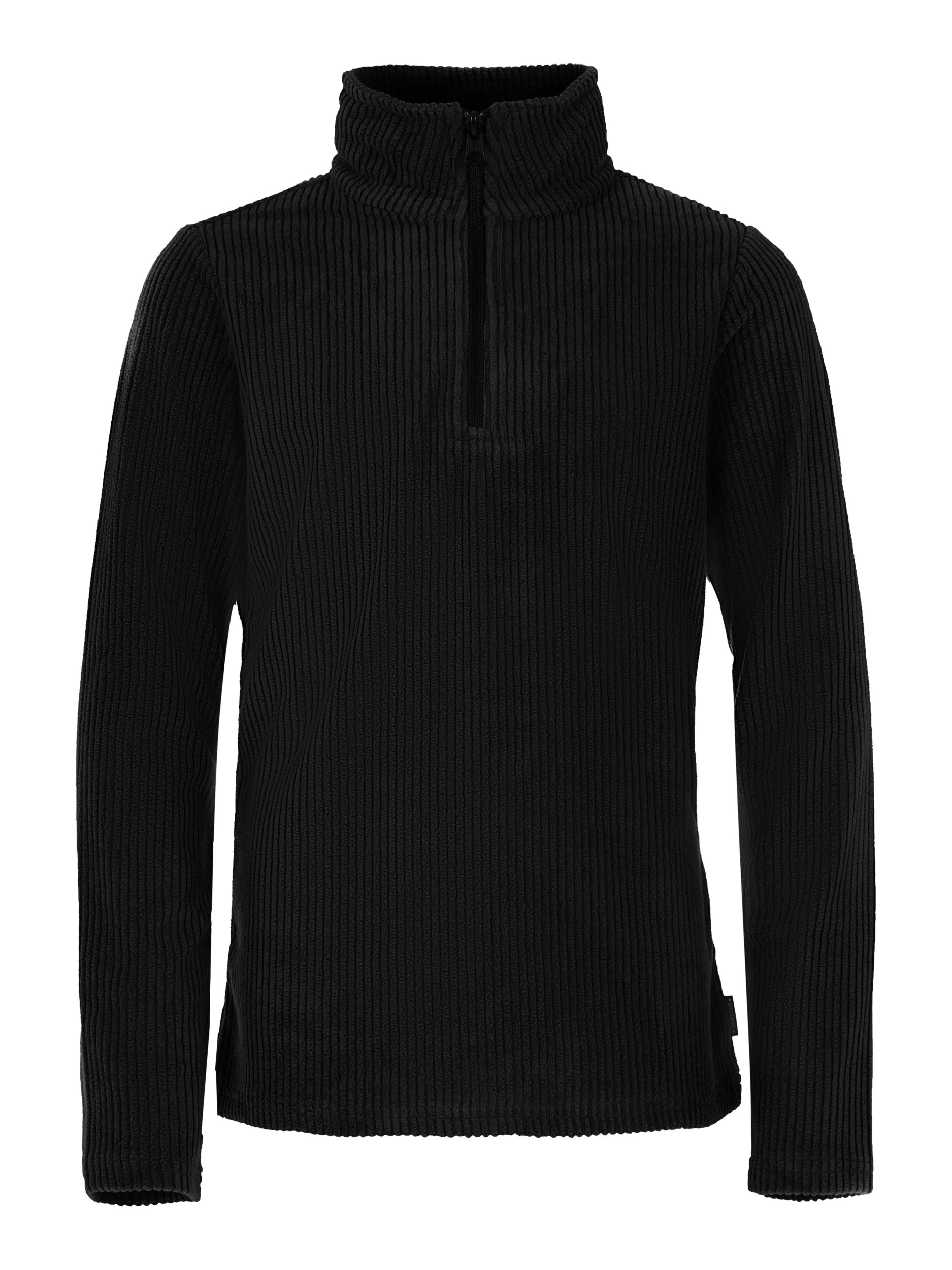 PROTEST PRTZORA JR 1/4 zip active top Skifleece PROTEST True Black 128