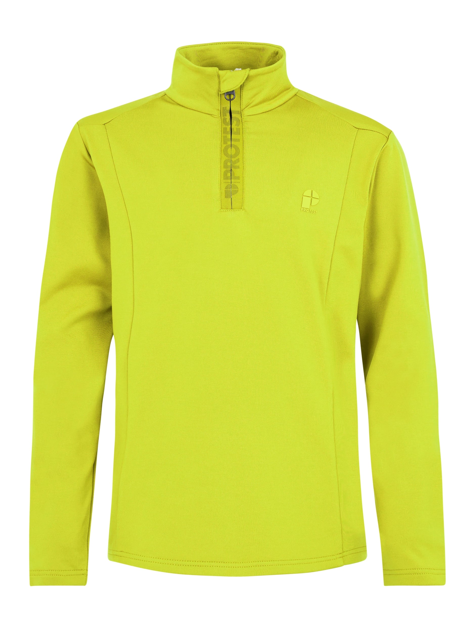 PROTEST REWILLOWY JR 1/4 zip top Skifleece PROTEST Limone 128