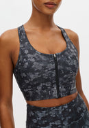RÖHNISCH Essential Zip Sportsbra Black BHs RÖHNISCH
