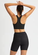 RÖHNISCH Ribbed R Sportsbra Black Trainingsshirts RÖHNISCH