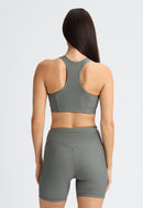 RÖHNISCH Ribbed R Sportsbra Black Trainingsshirts RÖHNISCH