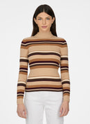 RAGWEAR Millena Stripes Freizeitpullover RAGWEAR 8010 Light Combo XS
