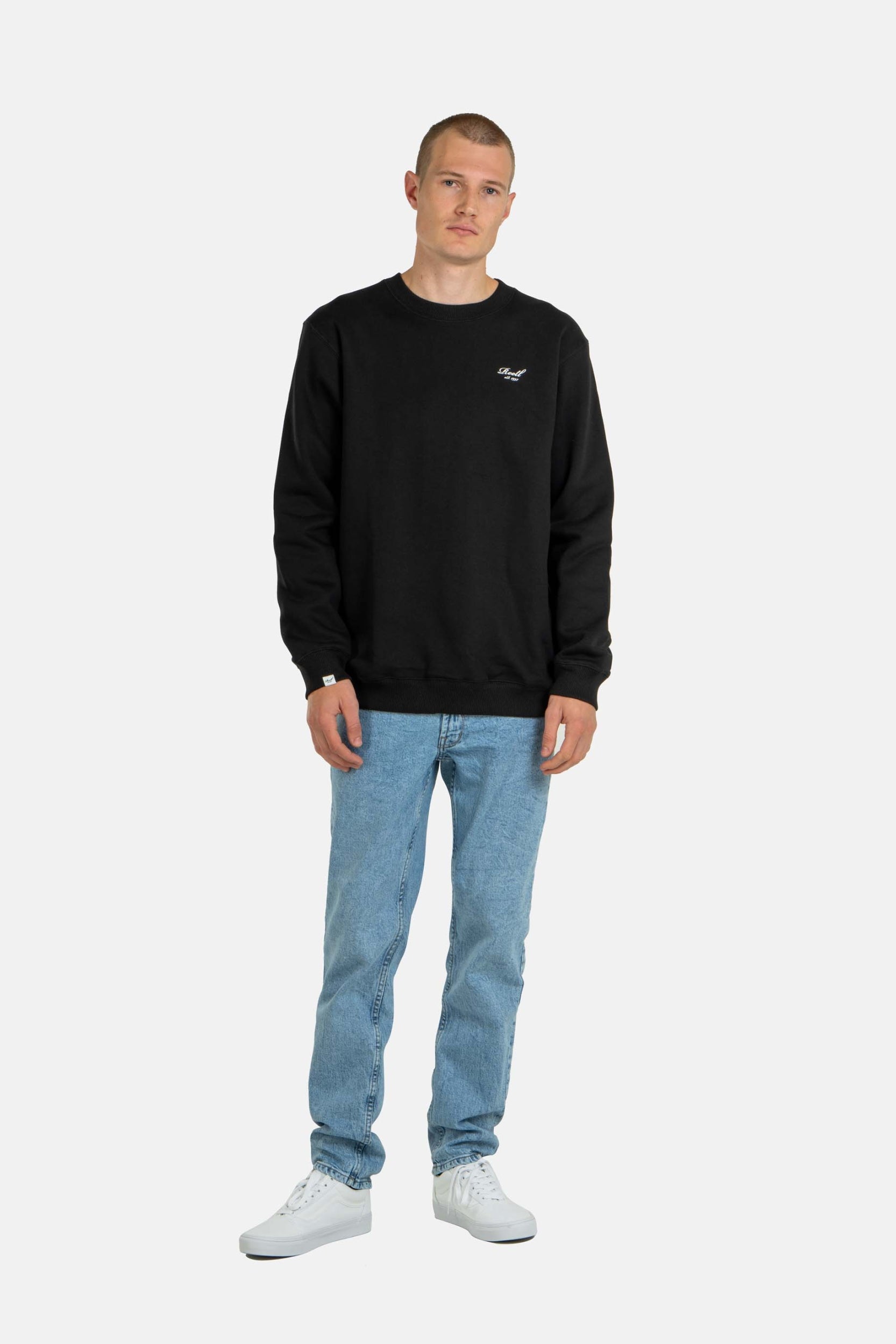 REELL Staple Logo Crewneck Freizeitpullover REELL
